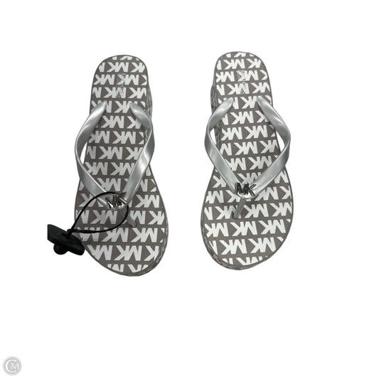 Sandals Designer By Michael Kors In Grey, Size: 8