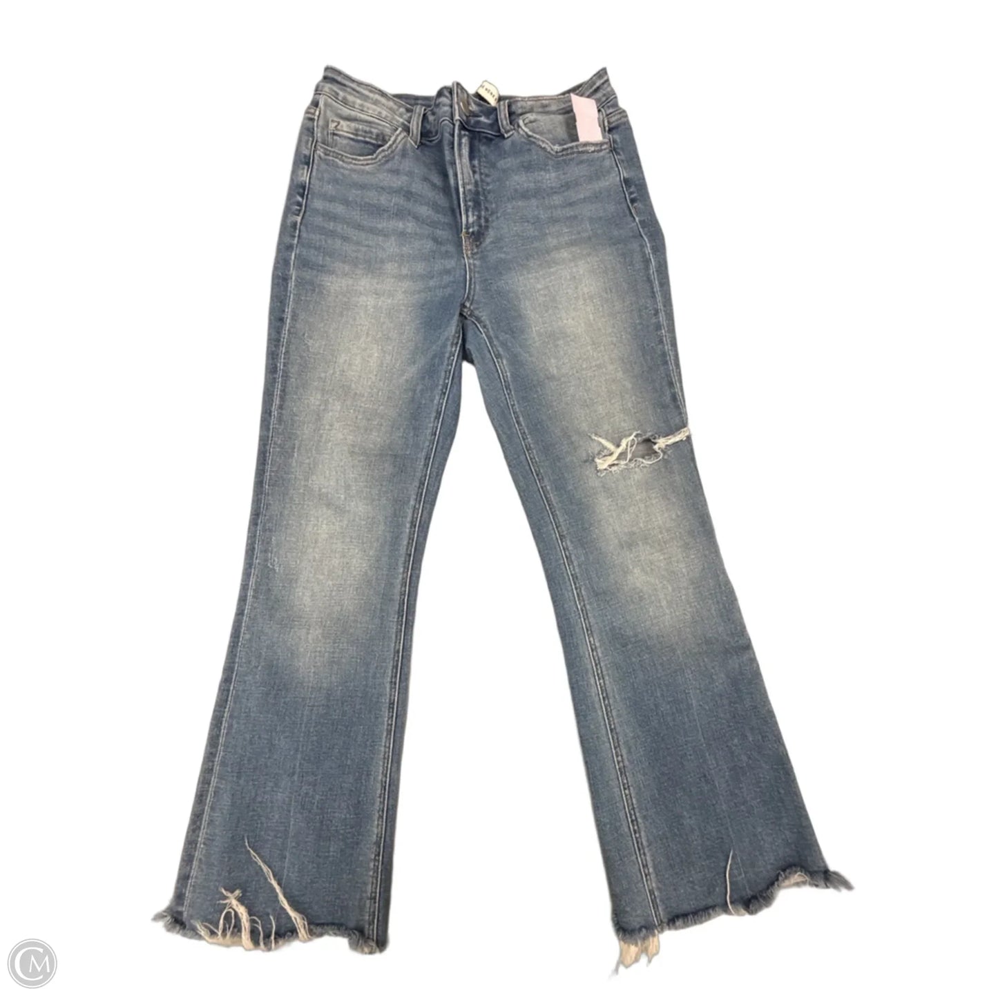 Jeans Flared By Flying Monkey In Blue Denim, Size: 8