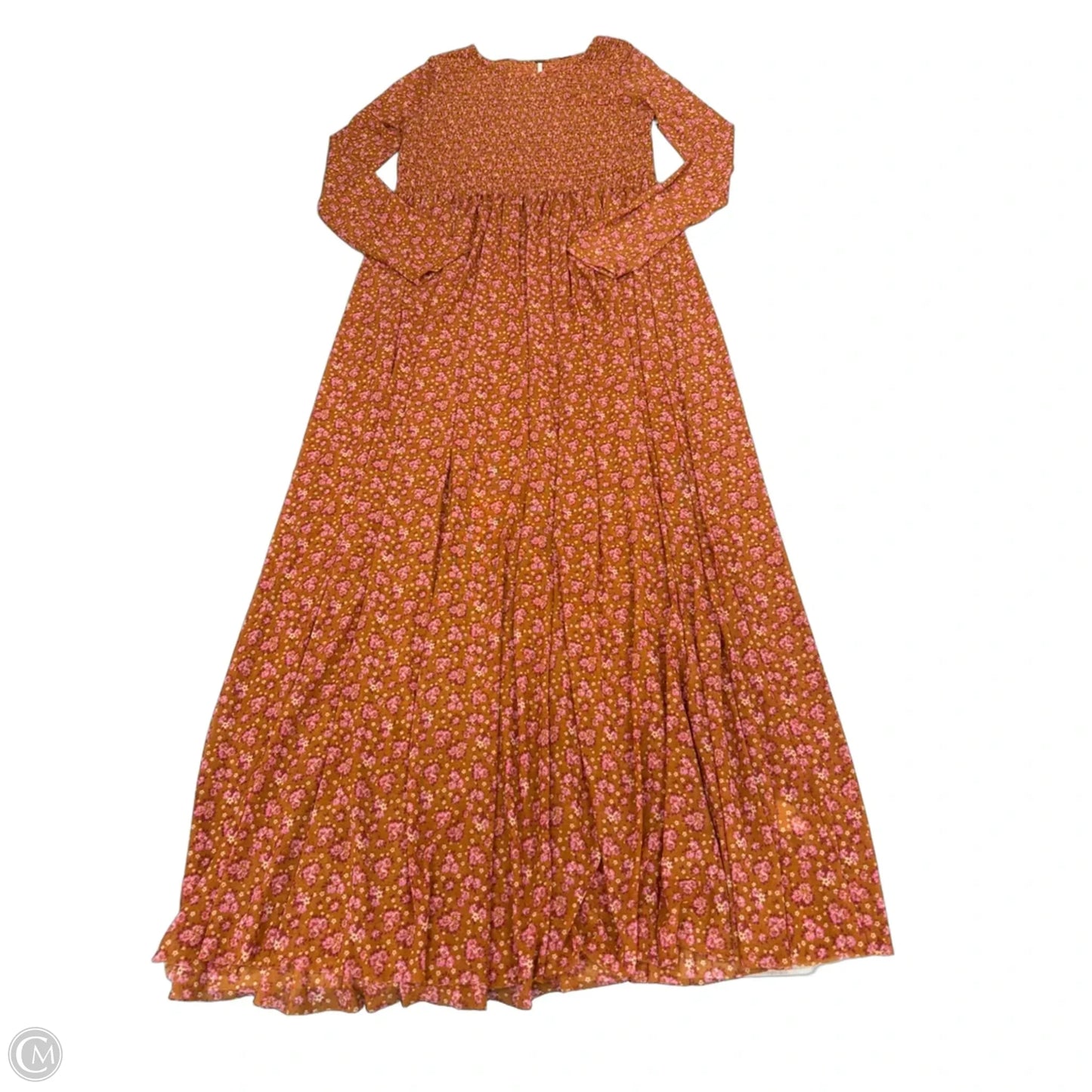 Dress Casual Maxi By Free People In Orange, Size: M