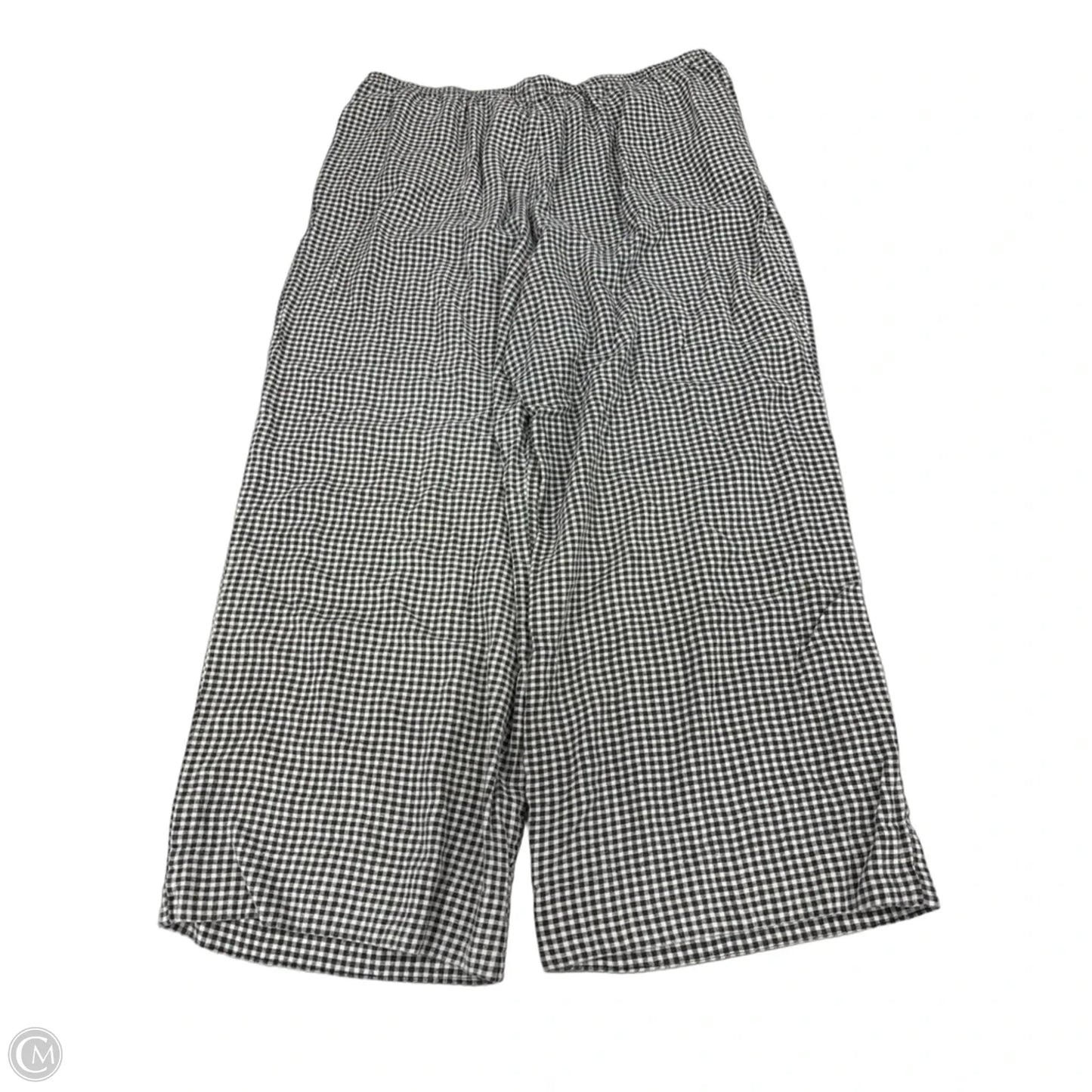 Pants Linen By A New Day In Black & White, Size: 16
