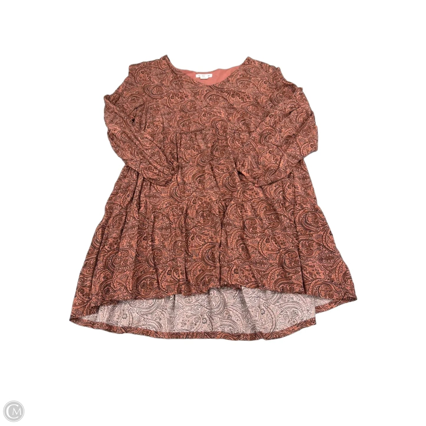 Dress Casual Short By Lucky Brand In Paisley Print, Size: Xl