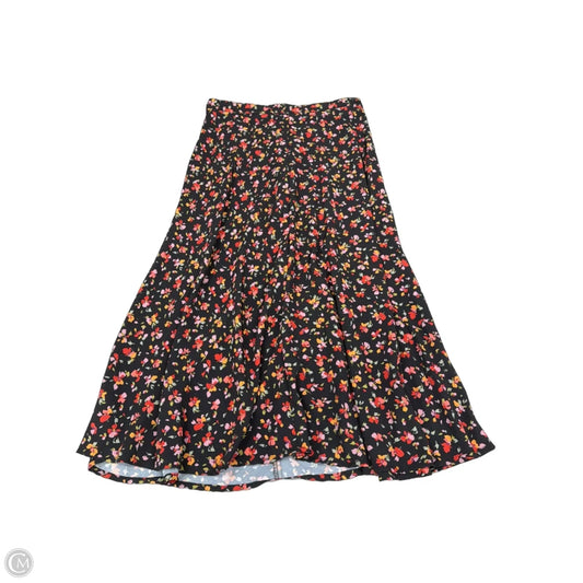 Skirt Maxi By Originality In Floral Print, Size: Xl