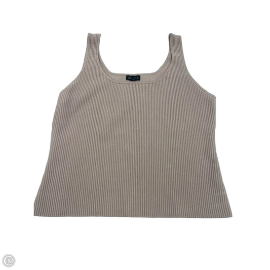 Tank Top By Marled In Taupe, Size: Xl