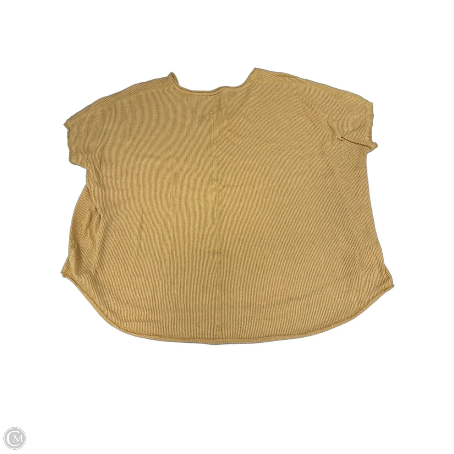 Top Short Sleeve By Out From Under In Yellow, Size: Xl