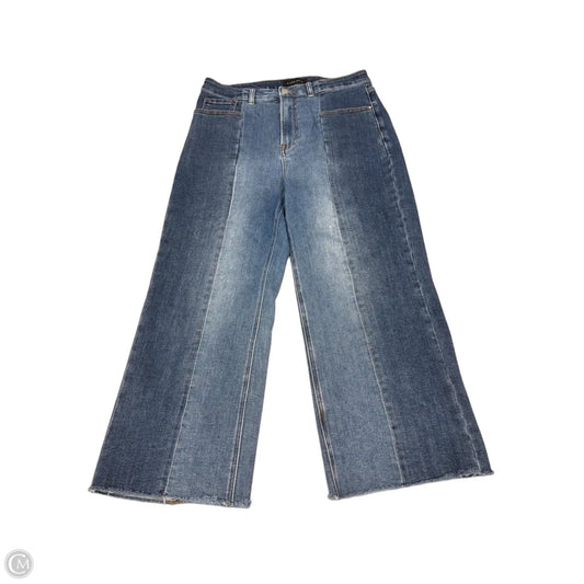 Jeans Wide Leg By Risen In Blue Denim, Size: 12