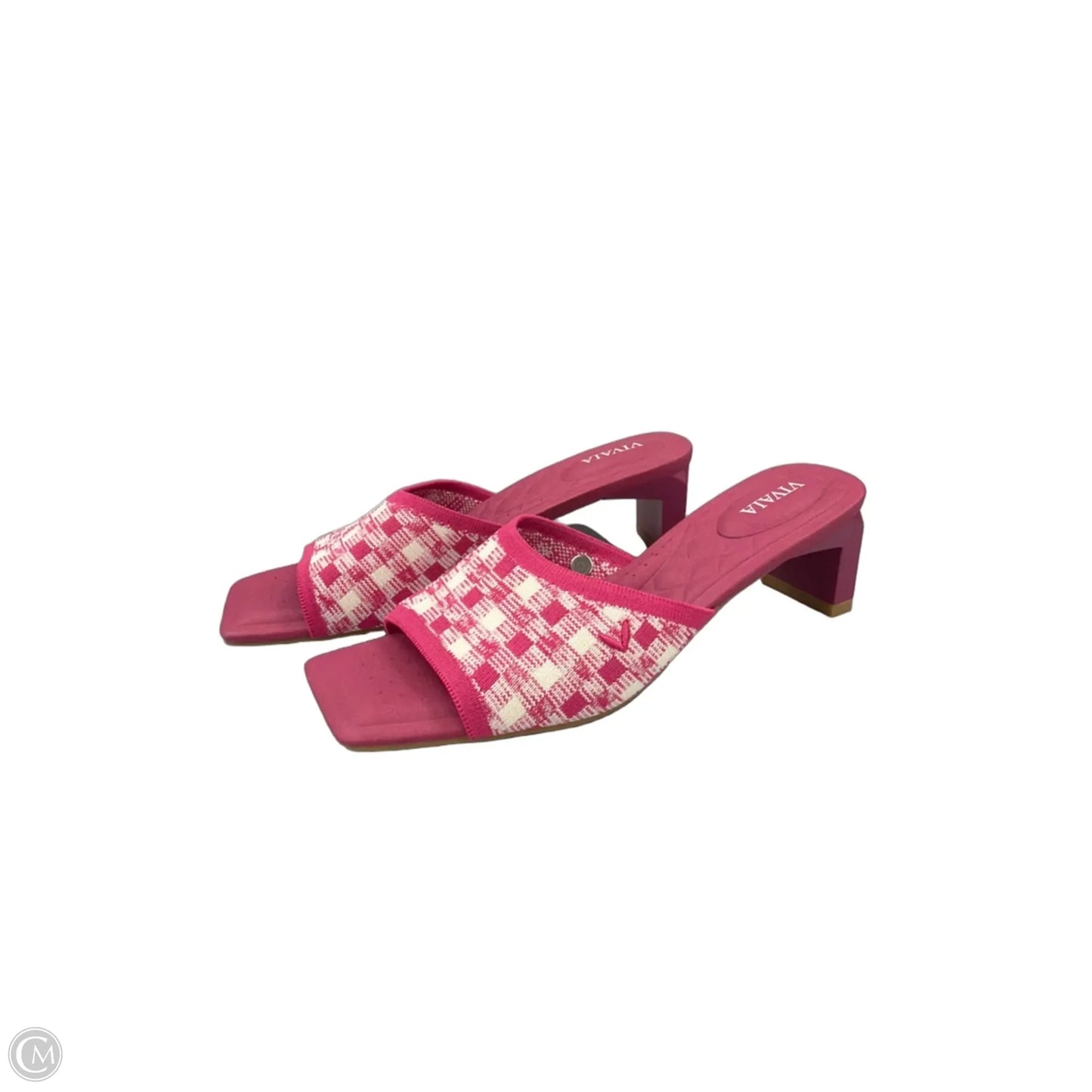 Sandals Heels Block By Vivaia In Pink, Size: 6.5