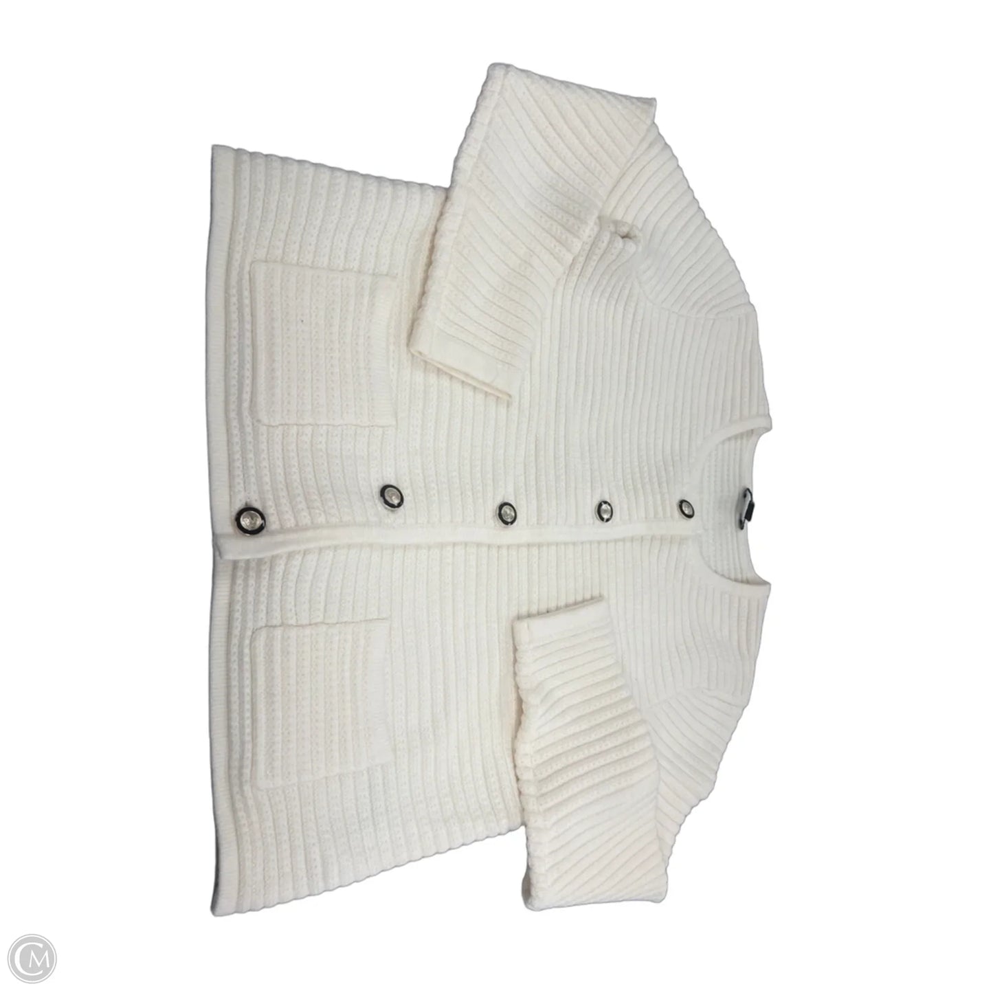 Cardigan By Hilary Radley In White, Size: L