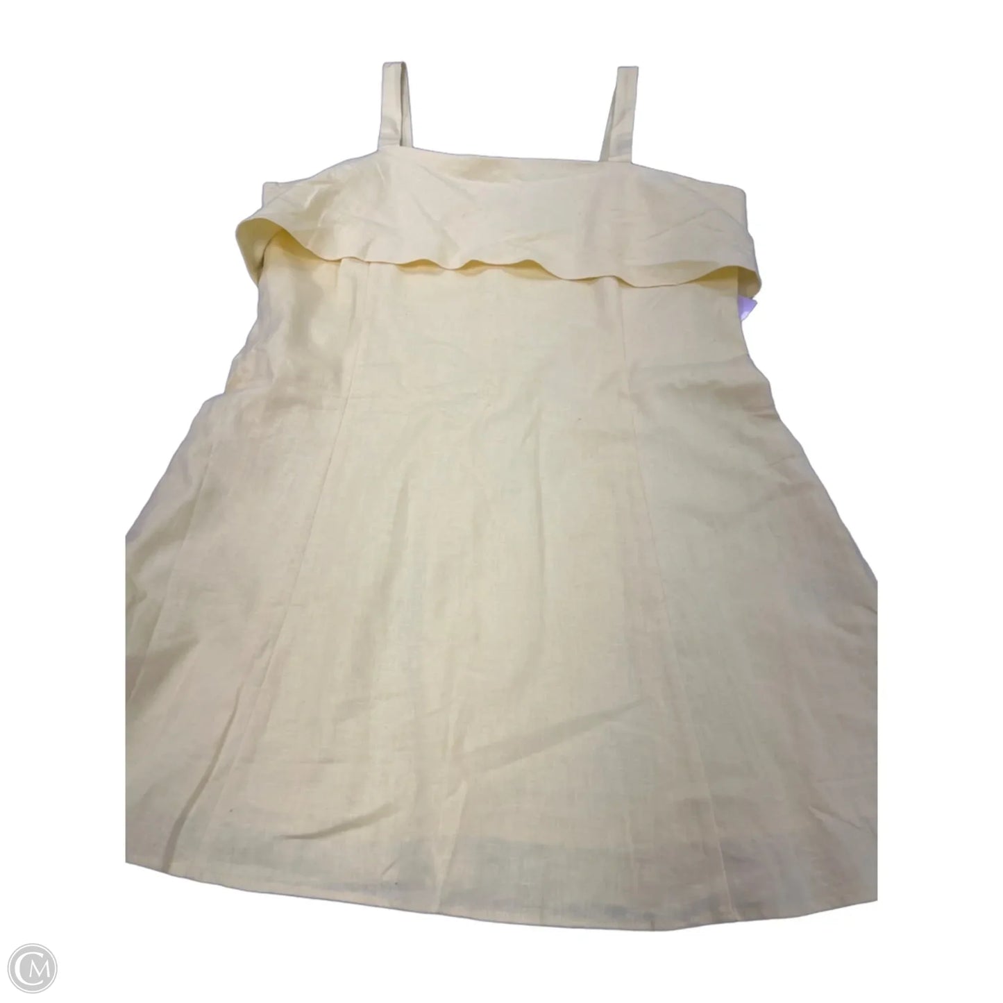 Dress Casual Short By Banana Republic In Yellow, Size: L