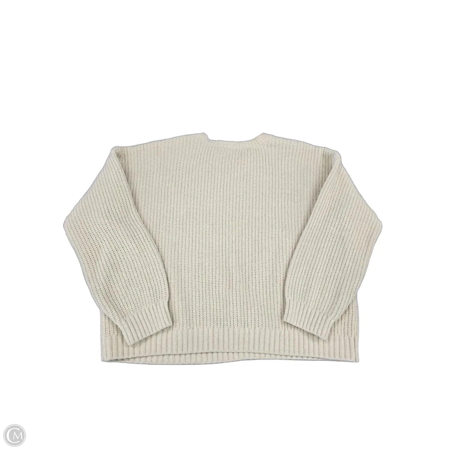 Sweater By Maurices In Cream, Size: L