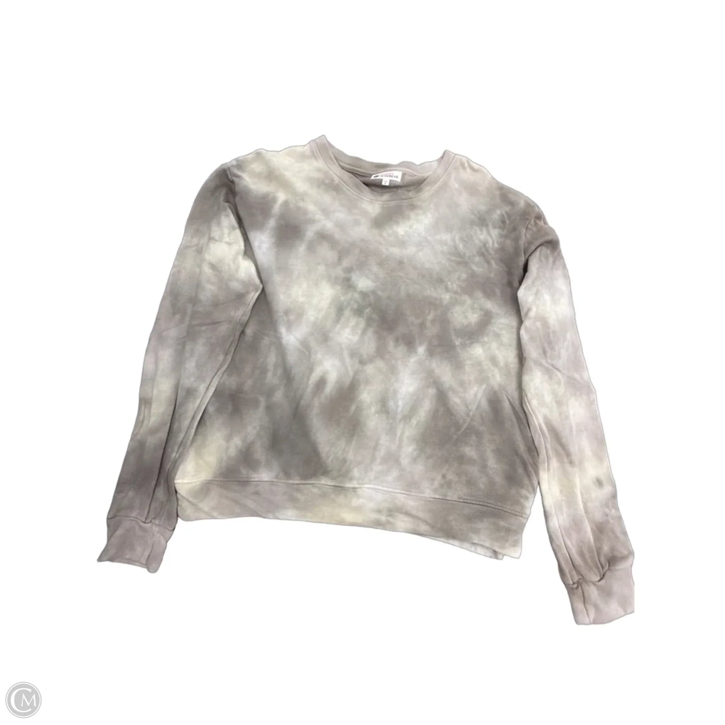 Top Long Sleeve By Sundry In Grey & White, Size: Xs