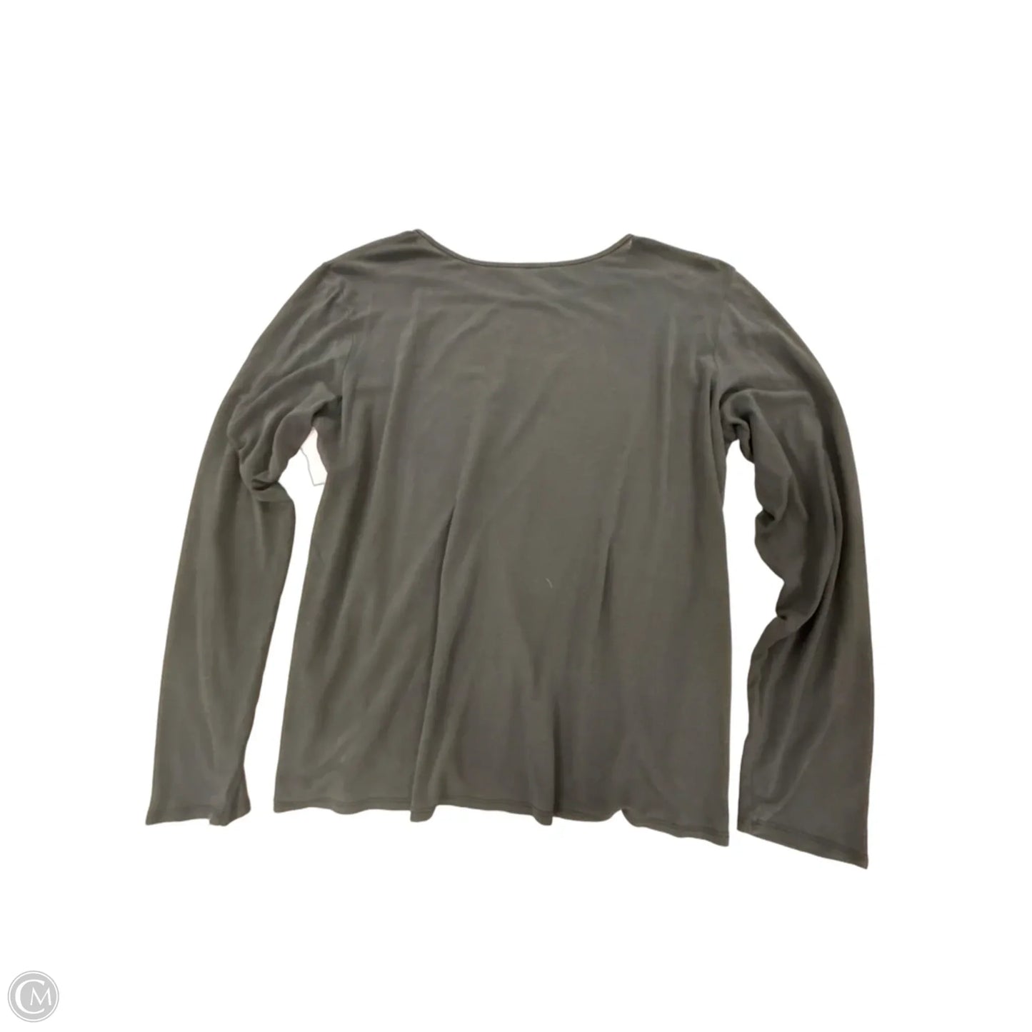 Top Long Sleeve Basic By Eileen Fisher In Black, Size: L