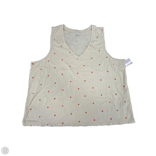 Tank Top By Old Navy In Cream, Size: Xl
