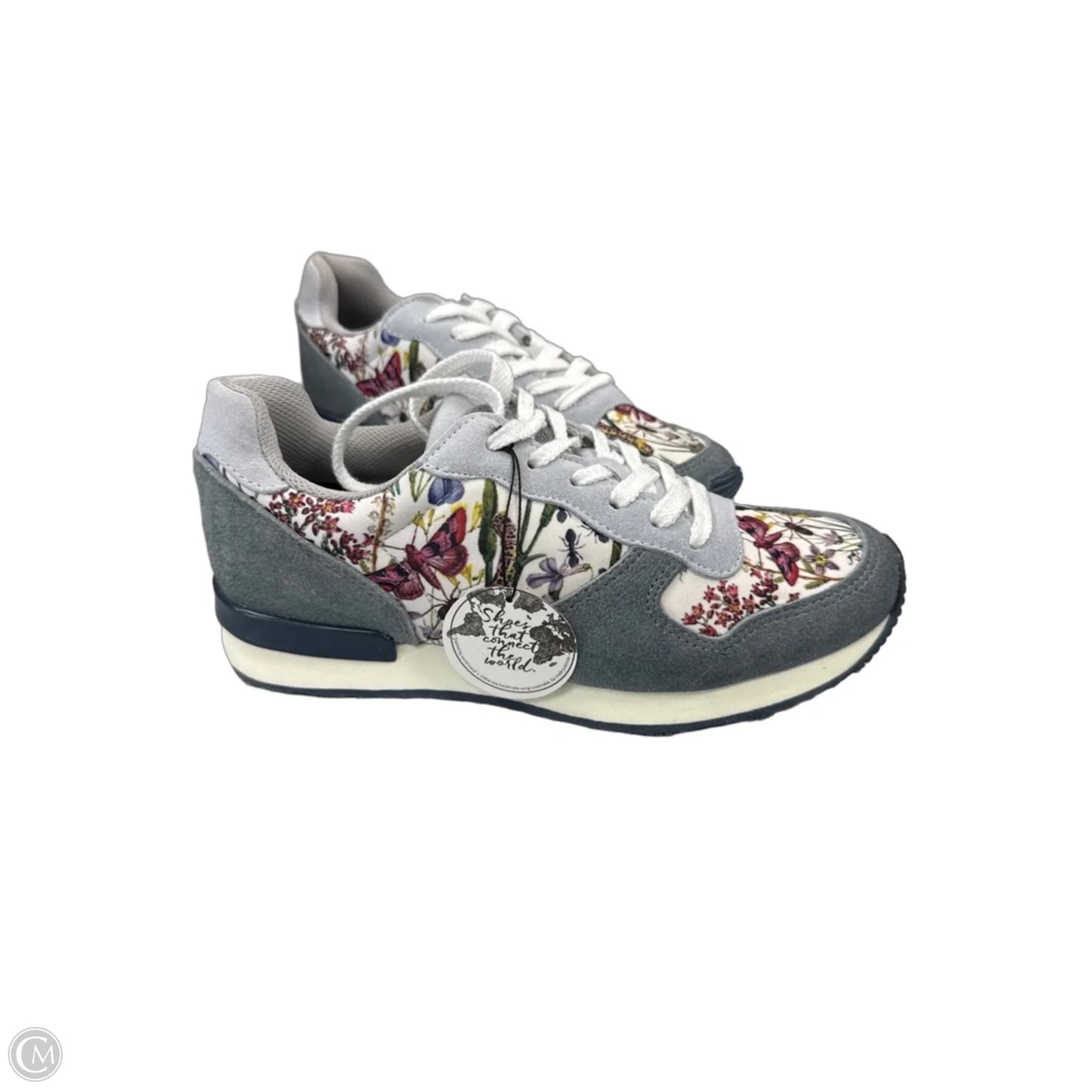 Shoes Sneakers By Cme In Blue & Grey, Size: 10