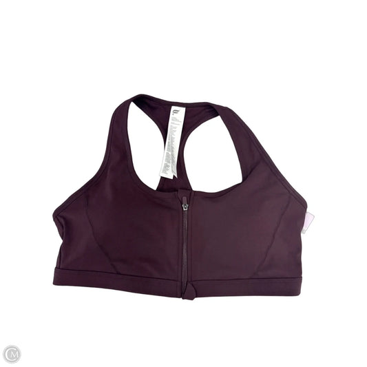 Athletic Bra By Fabletics In Purple, Size: L