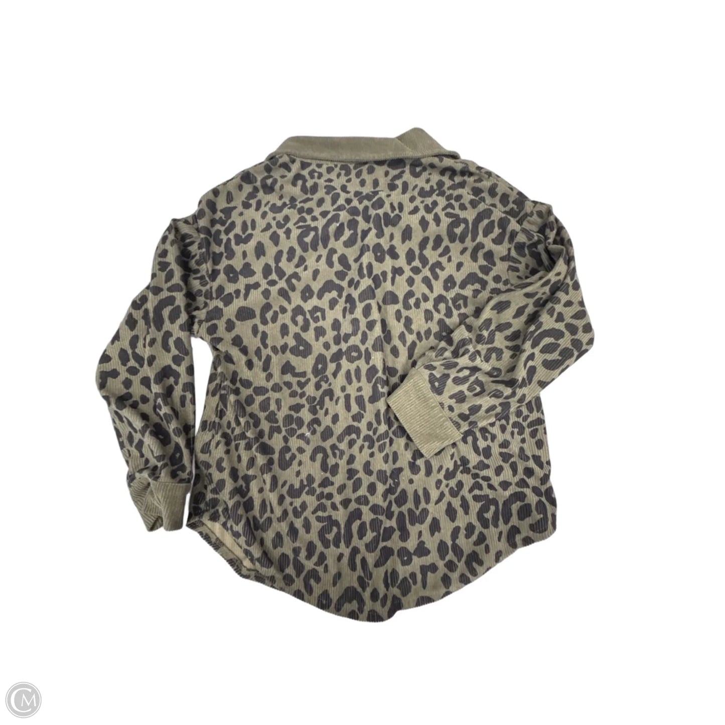 Top Long Sleeve By Cme In Animal Print, Size: S