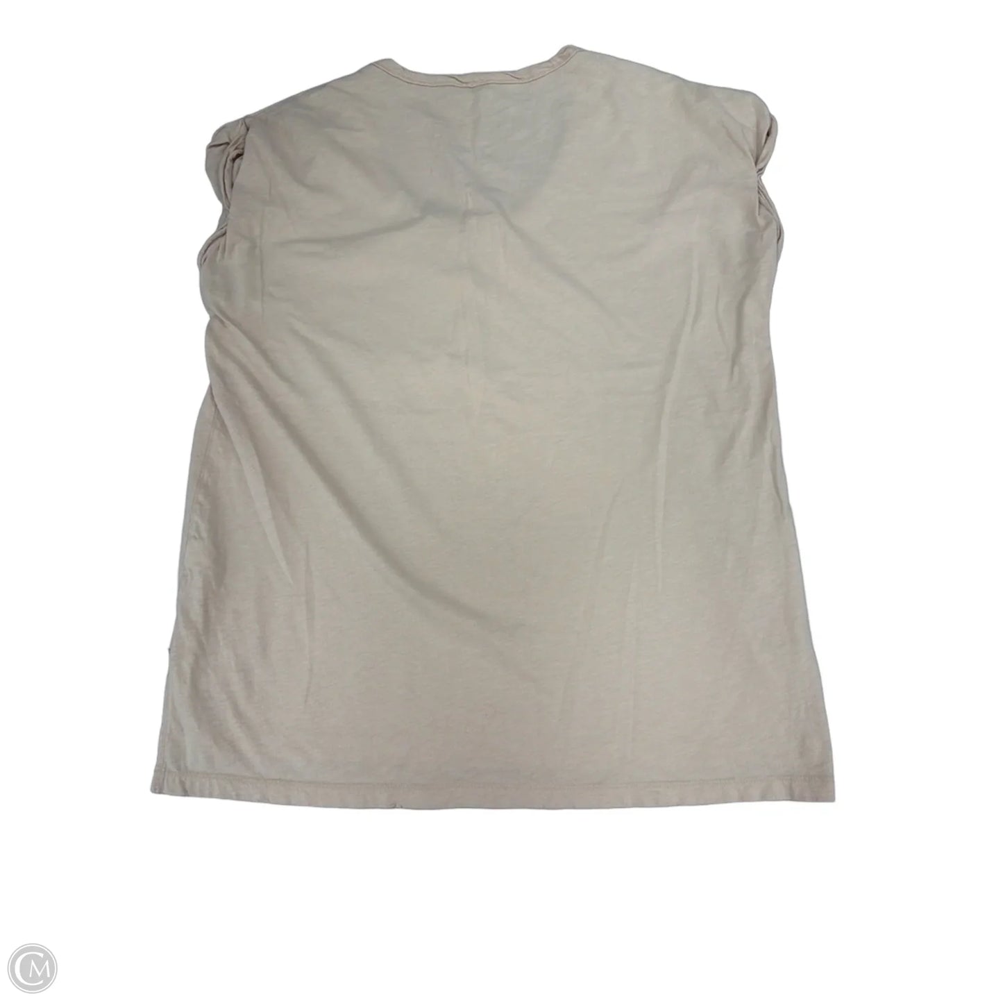Top Short Sleeve By Aerie In Beige, Size: M