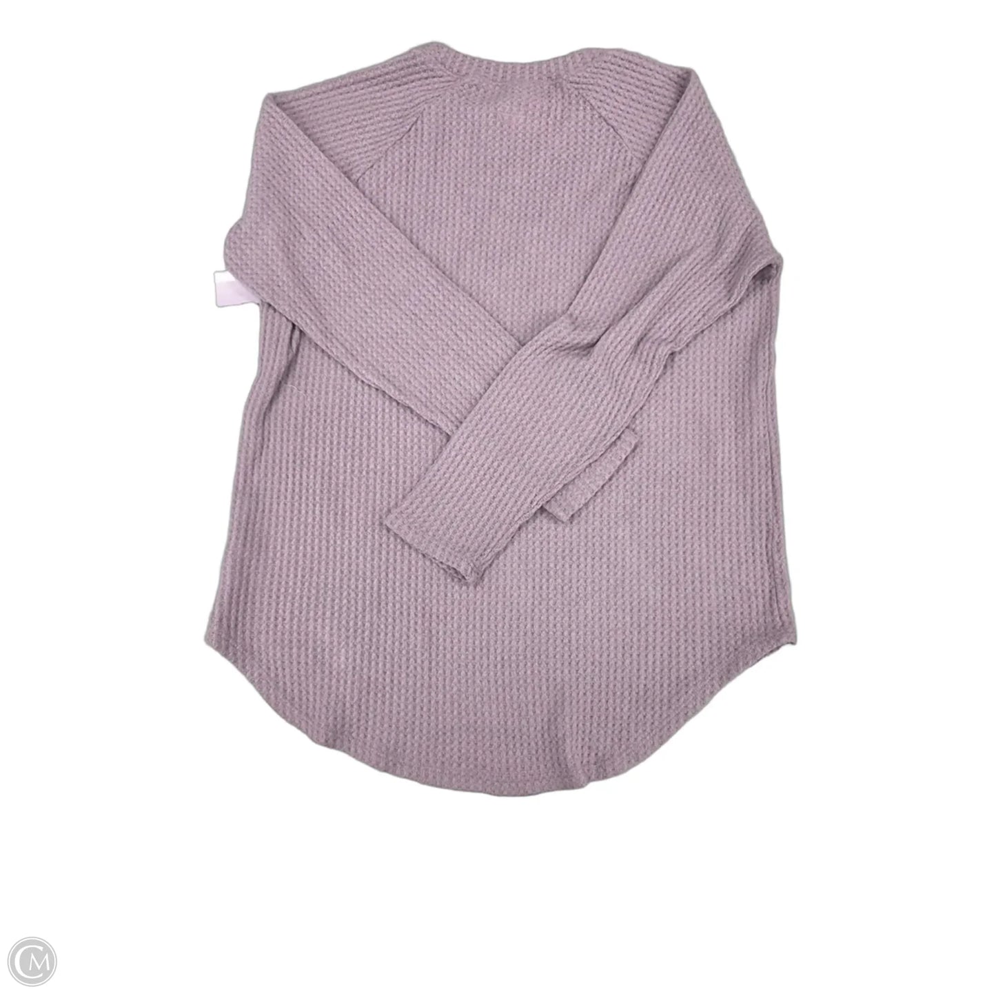 Top Long Sleeve By American Eagle In Purple, Size: S