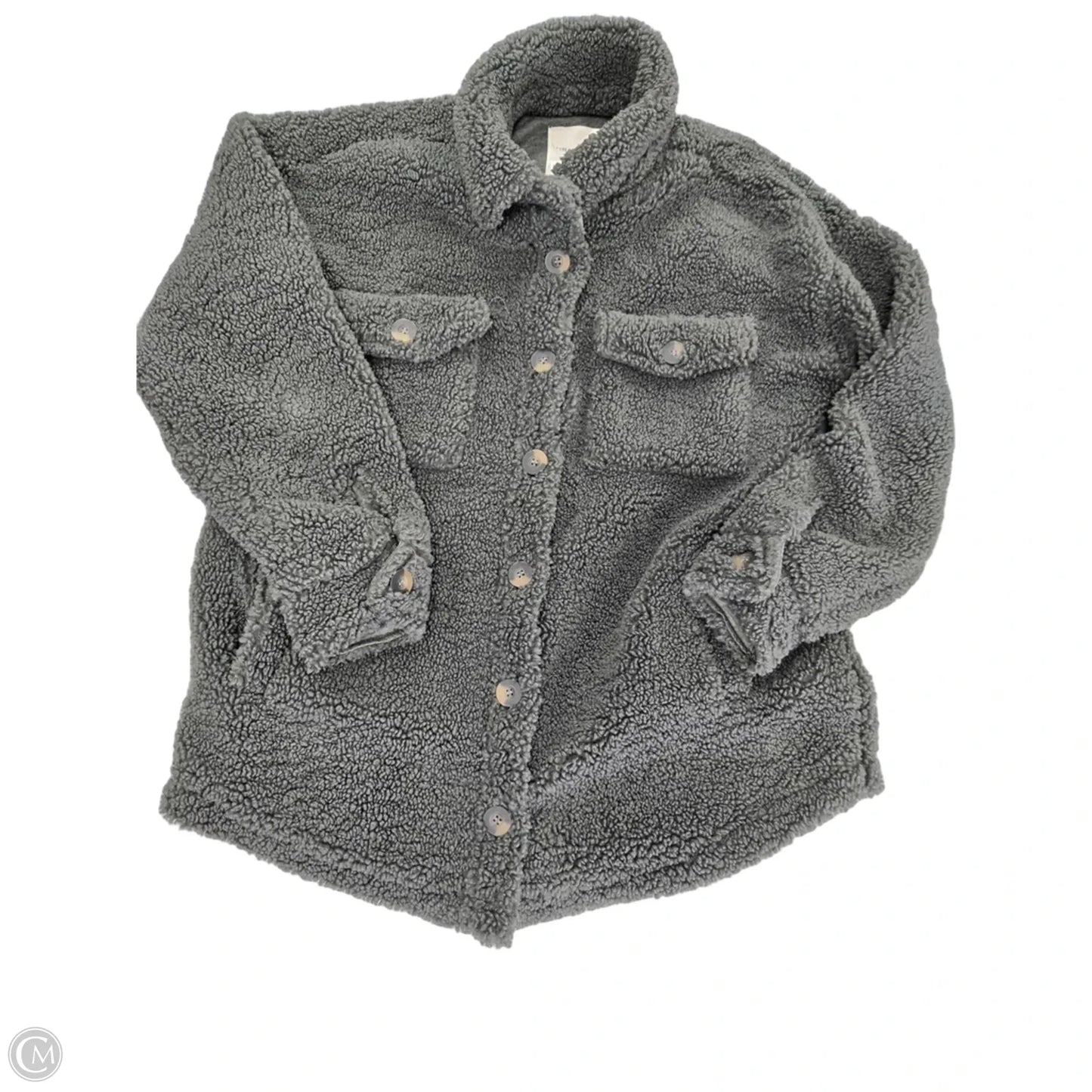 Jacket Fleece By Thread And Supply In Green, Size: S