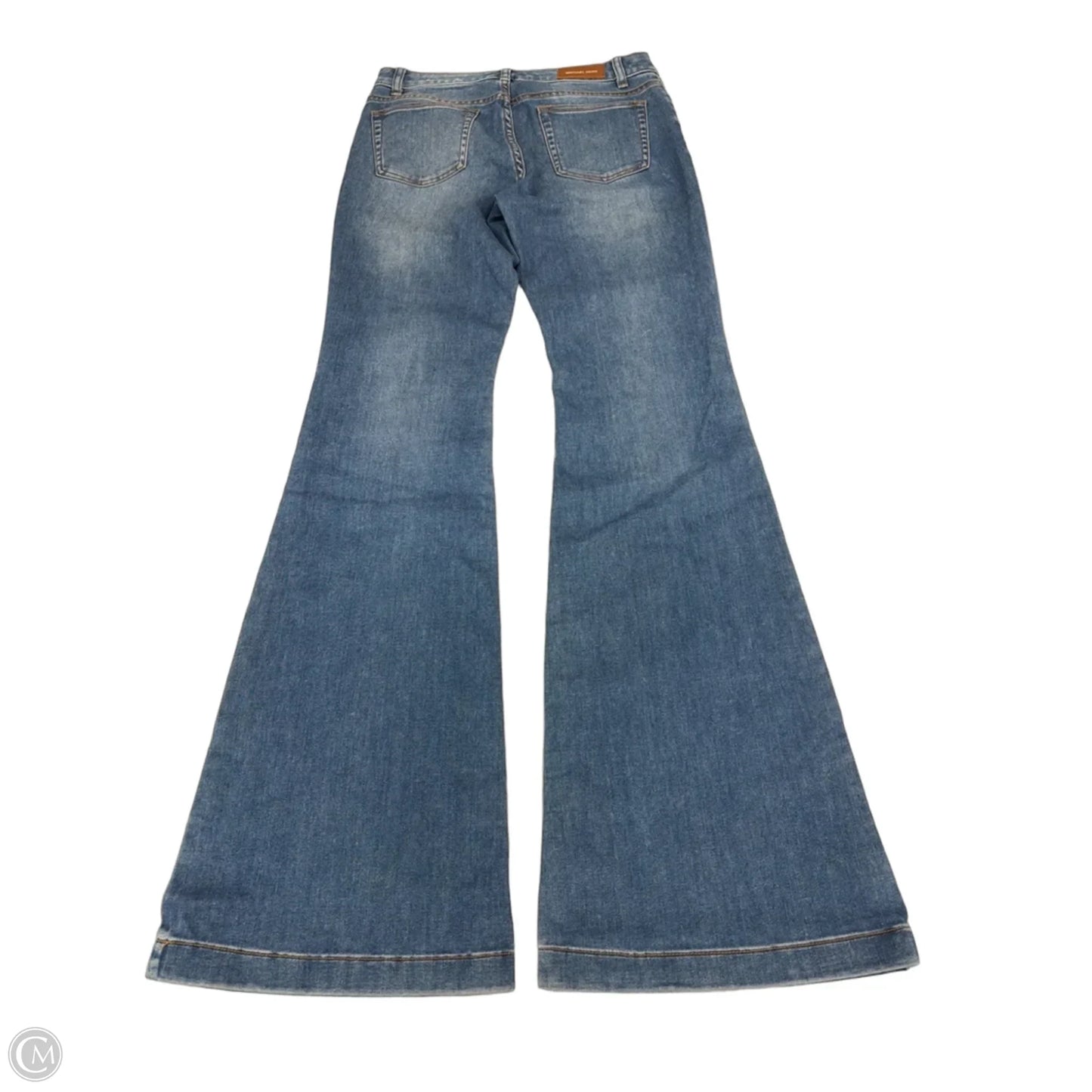 Jeans Flared By Michael By Michael Kors In Blue Denim, Size: 4