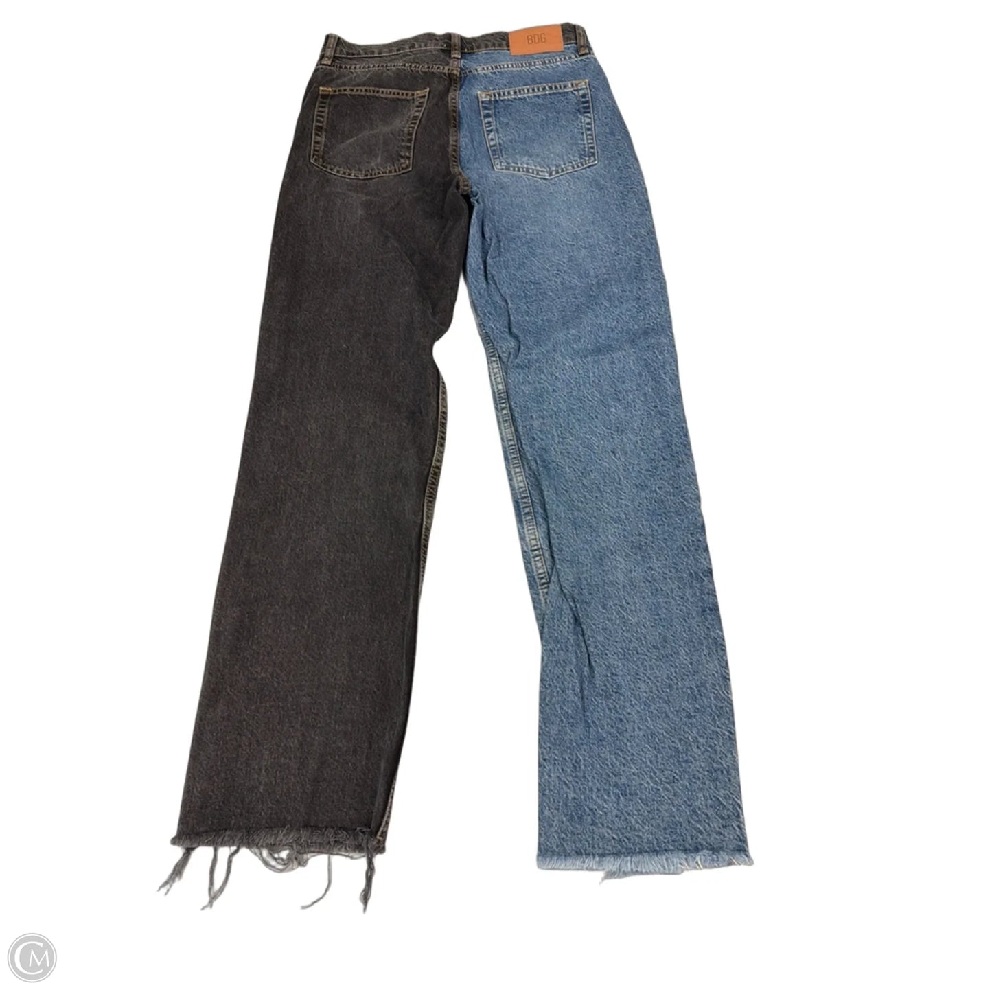 Jeans Straight By Bdg In Black & Blue, Size: 2