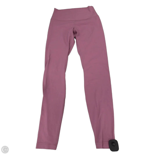 Athletic Leggings By Lululemon In Pink, Size: 6