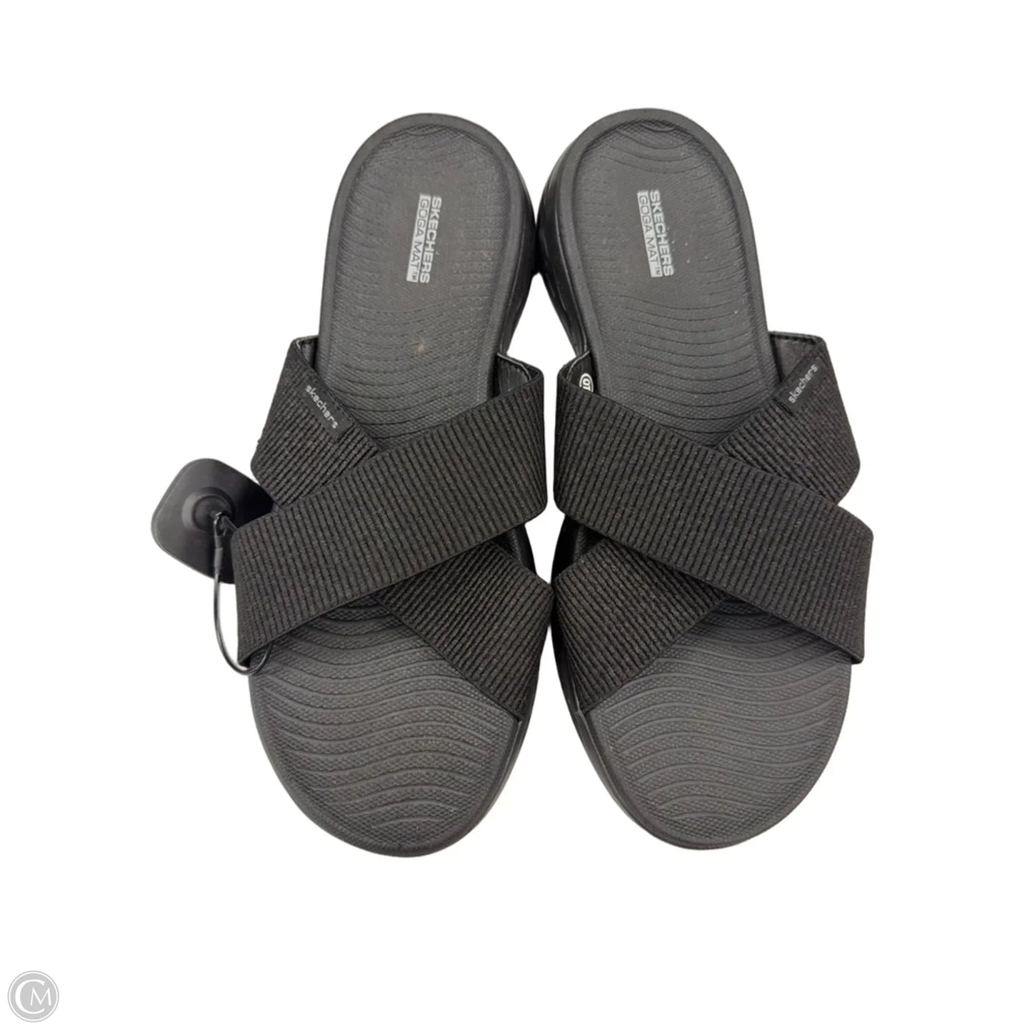 Sandals Flip Flops By Skechers In Black, Size: 10