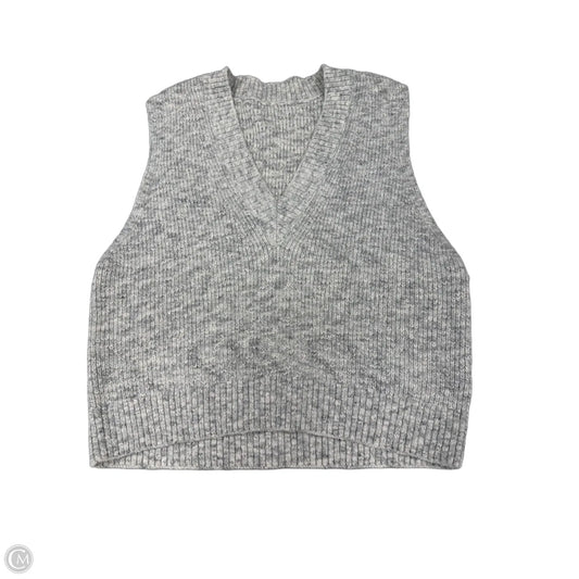 Vest Sweater By Cmf In Grey, Size: M