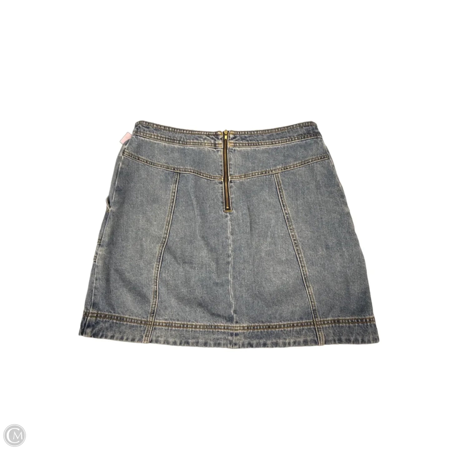 Skirt Mini & Short By Cabi In Blue Denim, Size: 10