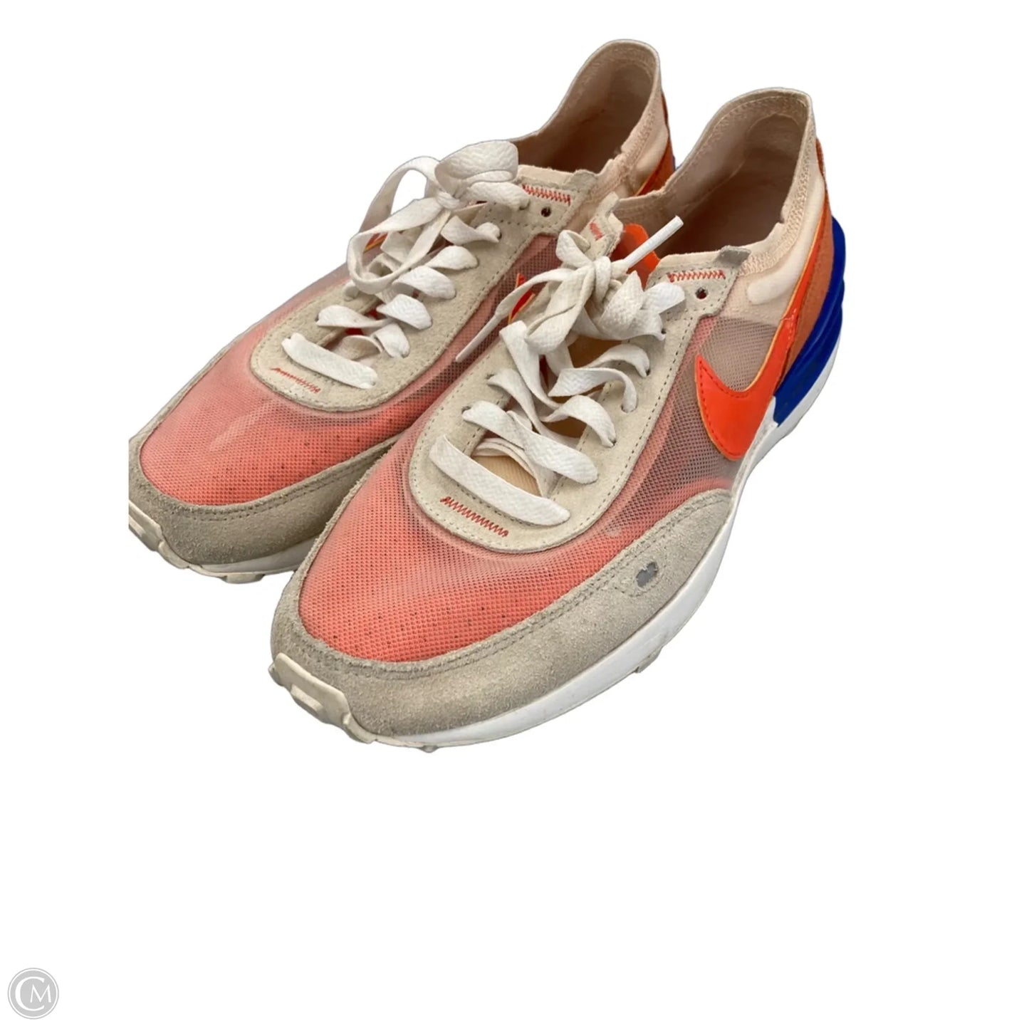 Shoes Sneakers By Nike In Orange & Tan, Size: 8.5
