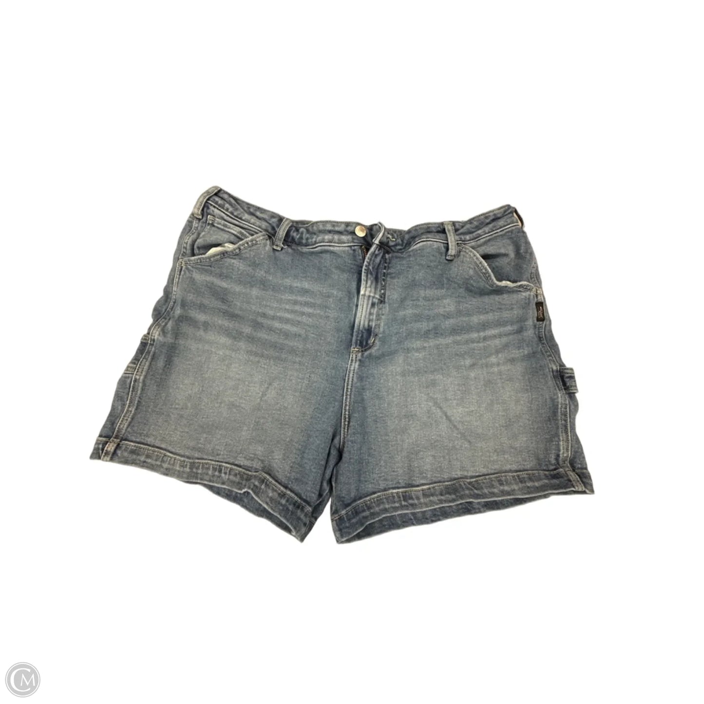 Shorts By Silver In Blue Denim, Size: 18
