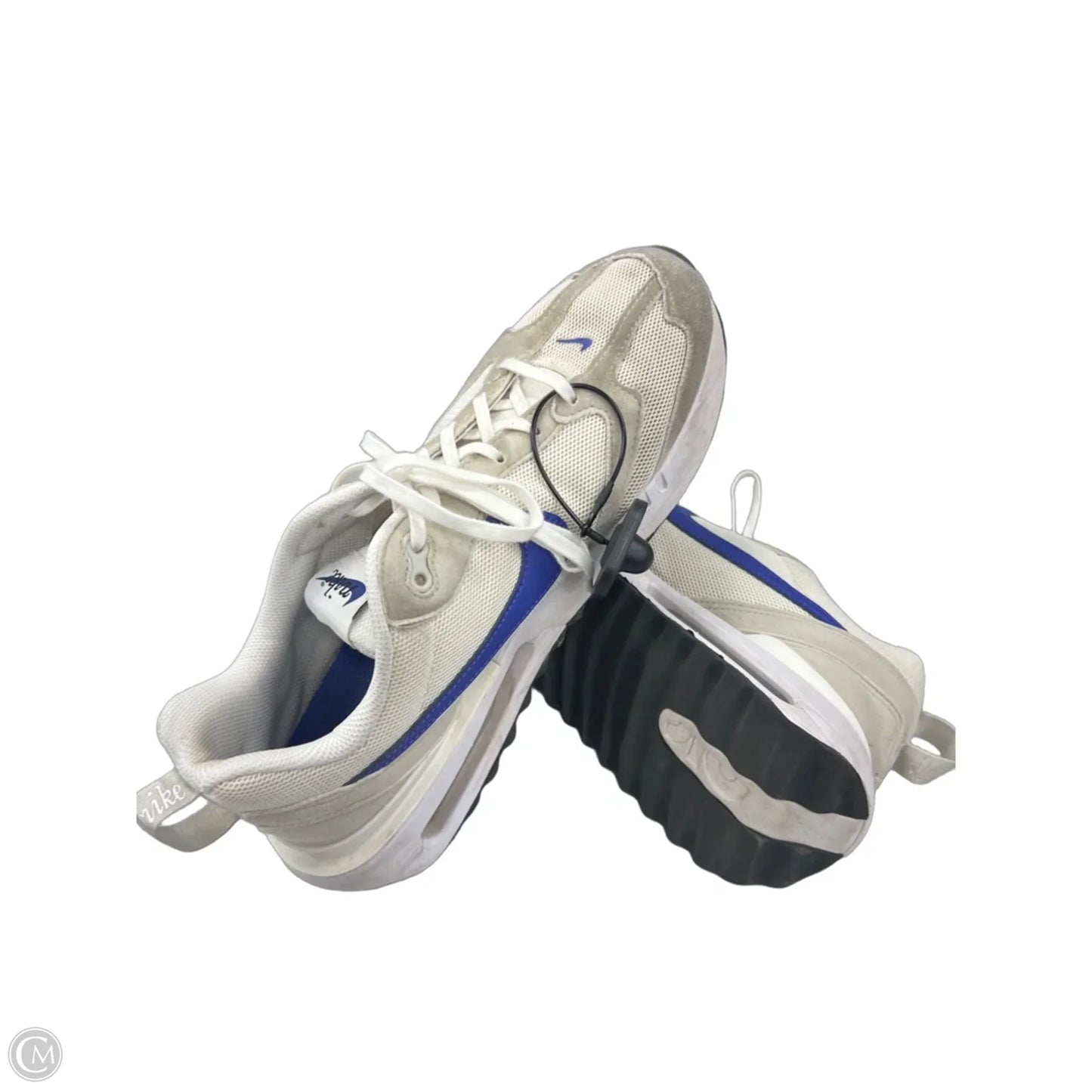 Shoes Sneakers By Nike In Blue & White, Size: 10