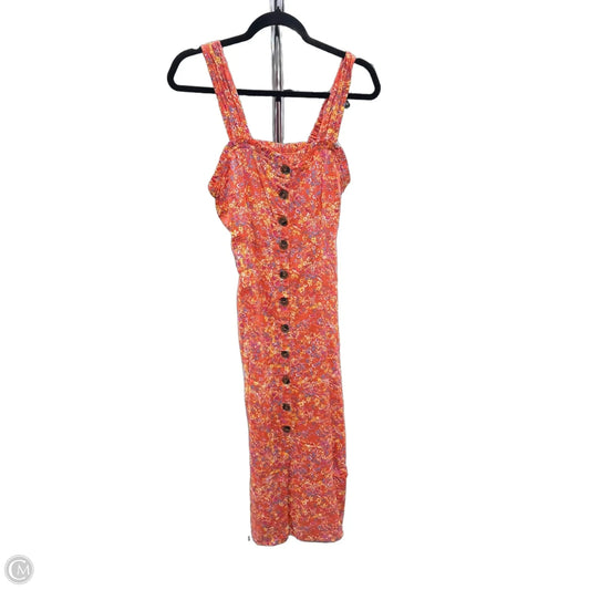 Dress Casual Short By Japna In Orange, Size: M