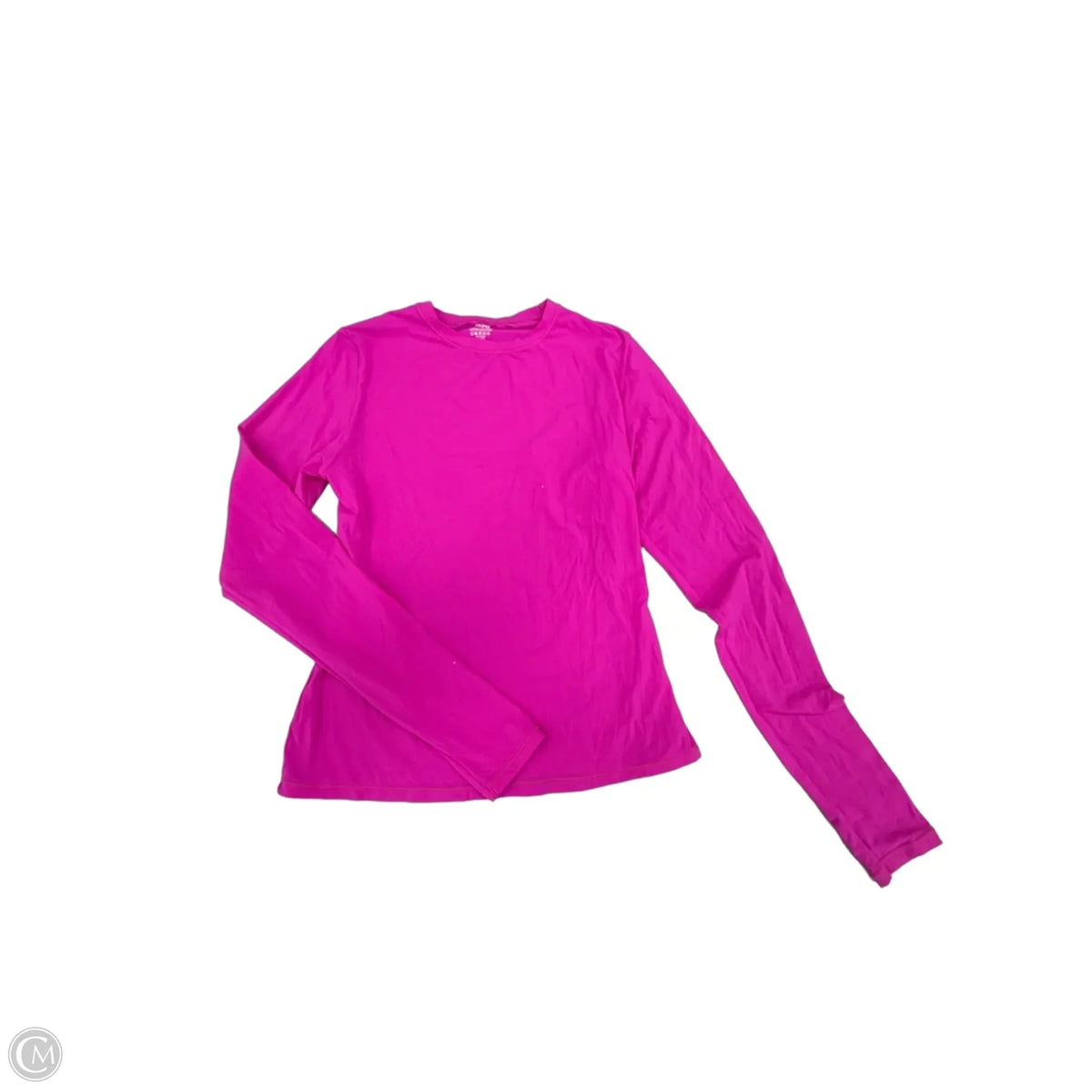 Top Long Sleeve By Skims In Pink, Size: M