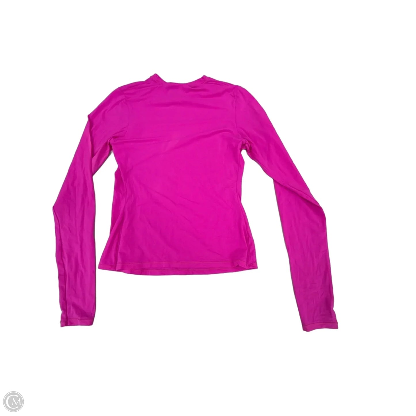 Top Long Sleeve By Skims In Pink, Size: M