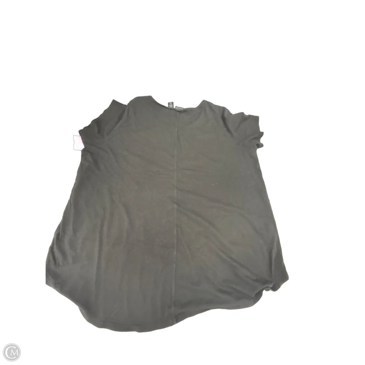 Top Short Sleeve Basic By Tahari In Black, Size: 2x