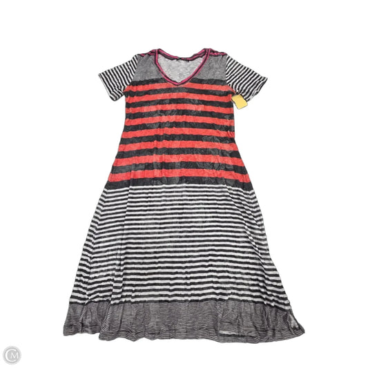 Dress Casual Short By David Cline In Striped Pattern, Size: S