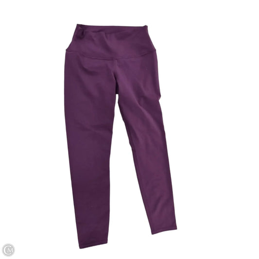 Athletic Leggings By Alo In Purple, Size: M