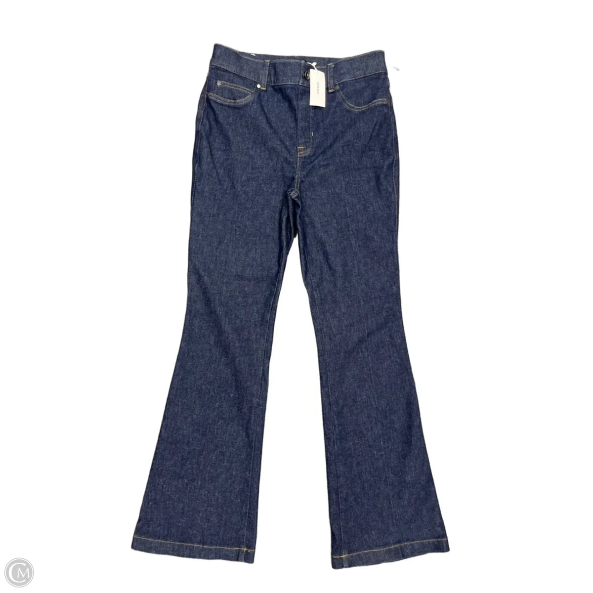 Jeans Flared By Spanx In Blue, Size: 10