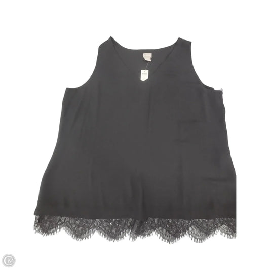 Tank Top By Chicos In Black, Size: Xl