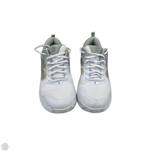 Shoes Athletic By Prince In Grey & White, Size: 9