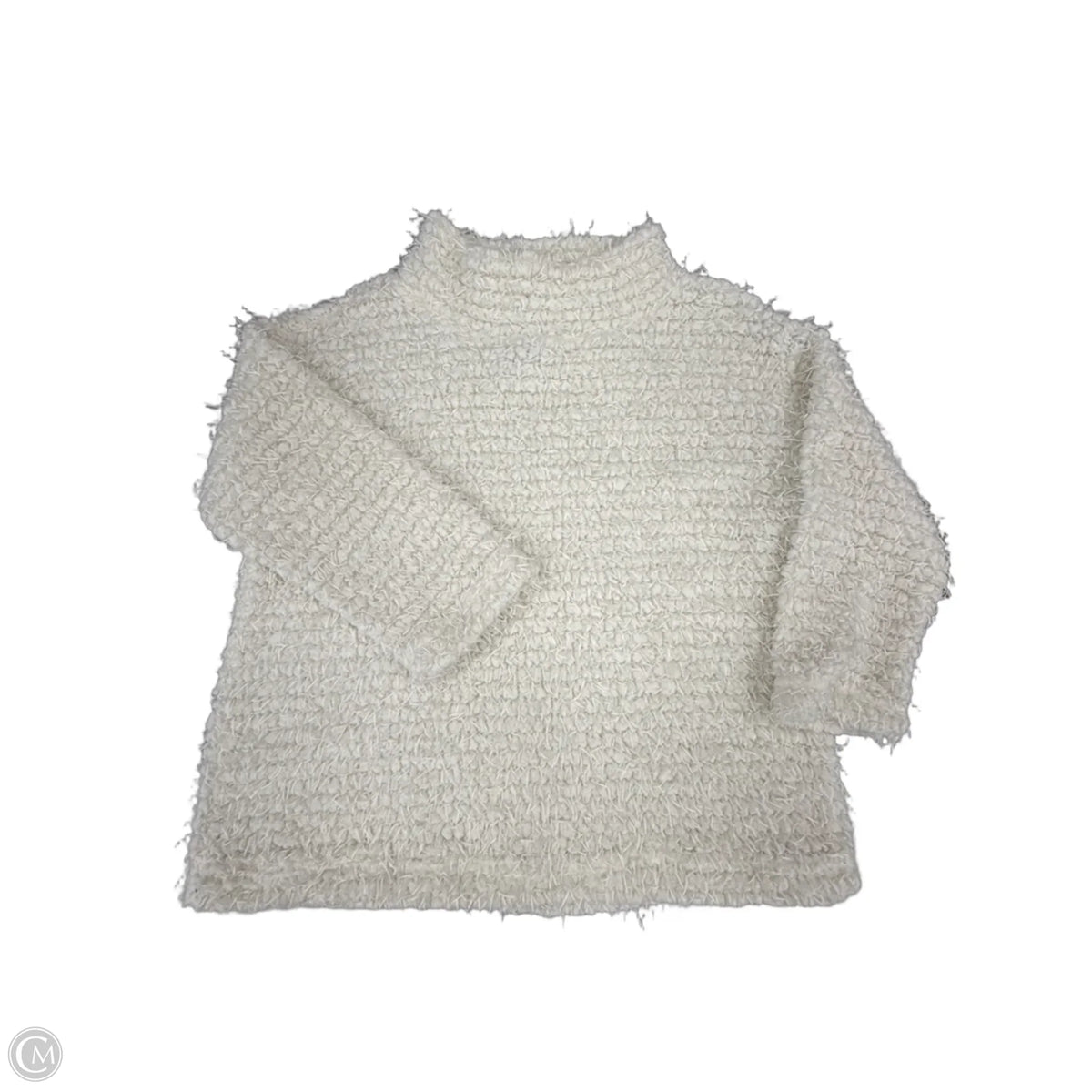 Sweater By Multiples In White, Size: M