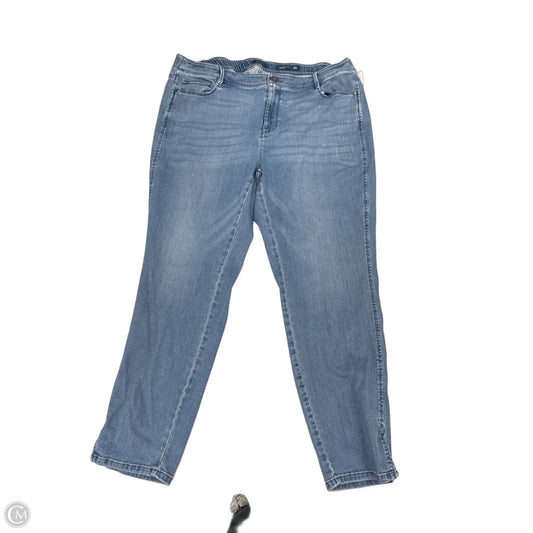 Jeans Straight By J. Jill In Blue Denim, Size: 20w