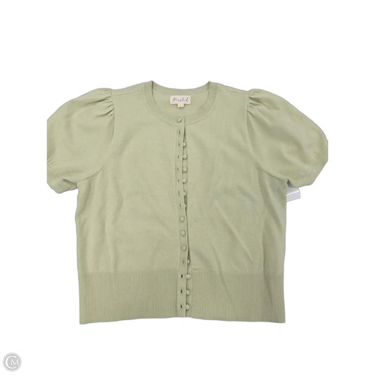 Top Short Sleeve By Marled In Green, Size: L