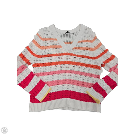 Sweater By Talbots In Pink, Size: Xl