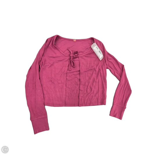 Top Long Sleeve By Mono B In Pink, Size: S