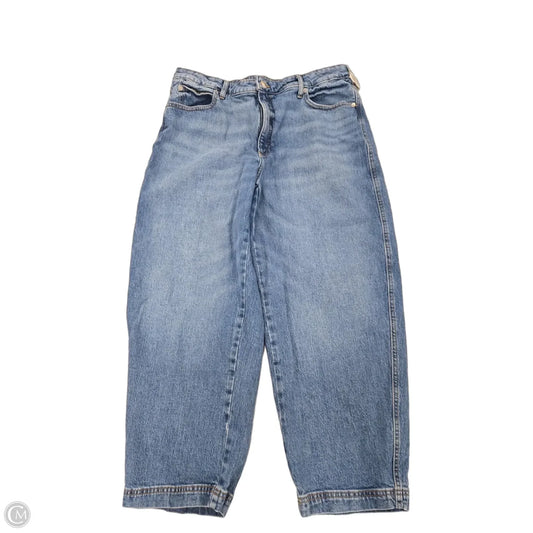 Jeans Wide Leg By Free Assembly In Blue Denim, Size: 14