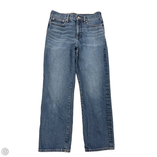 Jeans Straight By J. Crew In Blue Denim, Size: 4