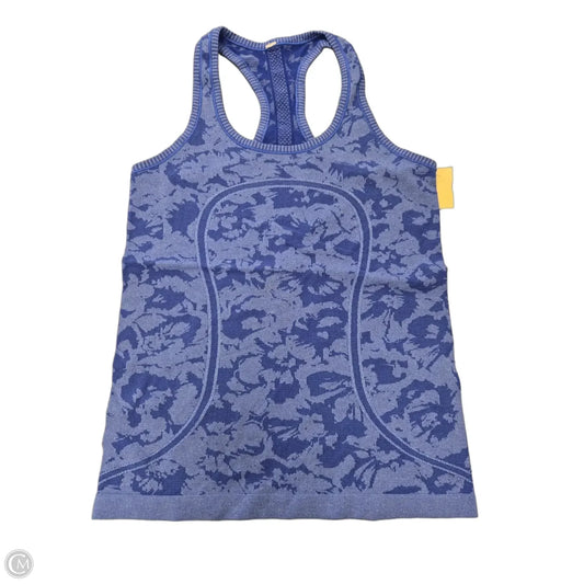 Athletic Tank Top By Lululemon In Blue, Size: M