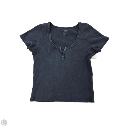Top Short Sleeve By John Galt In Navy, Size: S