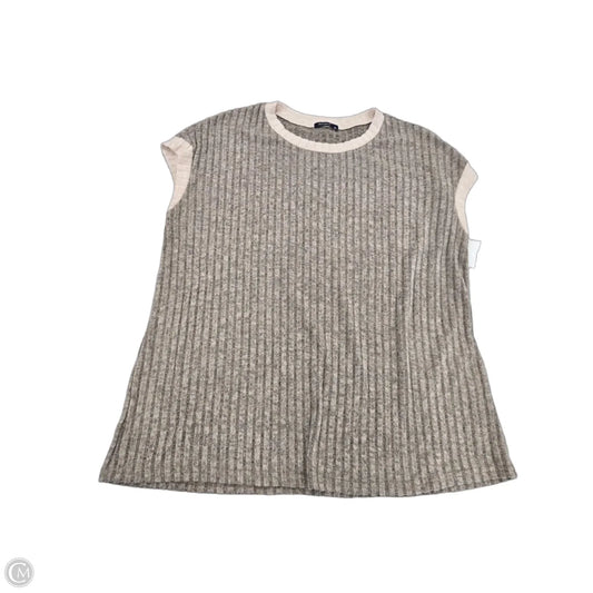 Top Short Sleeve By Sampeel In Tan, Size: Xl